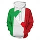 thumbnail image 2 of Sudadera con capucha con estampado 3D de la bandera de Italia para hombre, ropa deportiva de moda, novedad en sudaderas y sudaderas, jerseys deportivos italianos del ejército, 2 of 5