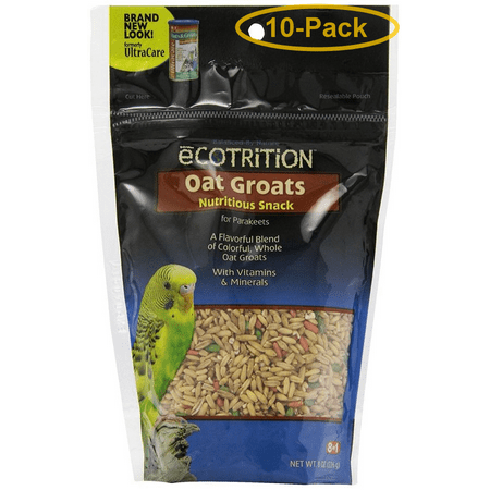 Ecotrition Oats N Groats for Parakeets 8 oz - Pack of
