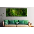 thumbnail image 2 of Tiptophomedecor Stretched Canvas Landscape Art - Tropical Jungle - Stretched & Framed Ready To Hang Art, 2 of 3