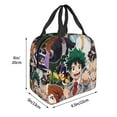 thumbnail image 5 of Mha Boku no Hero Academia Lunch Bag Reusable Portable Lunch Box Insulated Thermal Cooler Bento Bag Picnic Office Lunchbag, 5 of 9