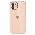 thumbnail image 1 of Designed for iphone14 pro Case Cute Love Luxury Plating Edge Bumper Case[Compatible with Magsafe] , Raised Corners Protection Pink, 1 of 4