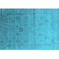 thumbnail image 1 of Ahgly Company Indoor Rectangle Oriental Light Blue Industrial Area Rugs, 7' x 10', 1 of 4