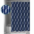thumbnail image 3 of Shower Curtain, Abstract Knot on Blue Background Waterproof Shower Curtain Set with Hooks for Bathroom Showers,Stalls and Bathtubs,60x72In Nautical Knots Texture, 3 of 9