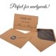 thumbnail image 3 of Paquete de 100 tarjetas de agradecimiento de boda de 4 x 6 pulgadas con sobres y pegatinas, de tarjetas de señor y señora, notas de agradecimiento en blanco para boda, diseño rústico, 3 of 7