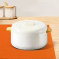 thumbnail image 4 of Fenyluxe Placemats for Dining Table Scalloped Edges Color Table Mats Great for Parties and Christmas Table Decorations (Orange) 18x12in, 4 of 8