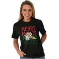 thumbnail image 4 of Merry Christmas Betty Boop Xmas Women's Graphic T Shirt Tees Brisco Brands S, 4 of 5