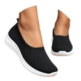 thumbnail image 4 of CAIXAI Wide Toe Box Shoes Women Adjustable Upper Womens Platform Sneakers Lightweight Closed Toe Slip on Walking Shoes Women Mesh Knitted Mary Jane Flats Hands-Free Sports Shoes, 4 of 7