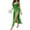 Green, variant on Sexyfree Lingerie for Women Side Split Chemise Sexy Nightdress Deep V Neck Nightwear Long Nightgown