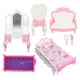 thumbnail image 1 of Juego de muebles de dormitorio para casa de muñecas, juego de dormitorio para casa de muñecas, juego de dormitorio para casa de muñecas, juego de accesorios para cama de casa de muñec, 1 of 9