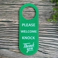 thumbnail image 1 of Bgsha Door Hanger Tags PU Leather Cleaning Label Do Not Disturb Signs Double-sided, 1 of 8