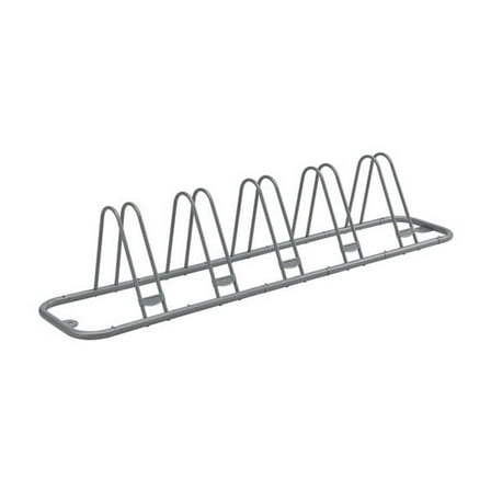 Global Industrial Single-Sided Adjustable Bicycle Parking Rack 5-Bike Capacity