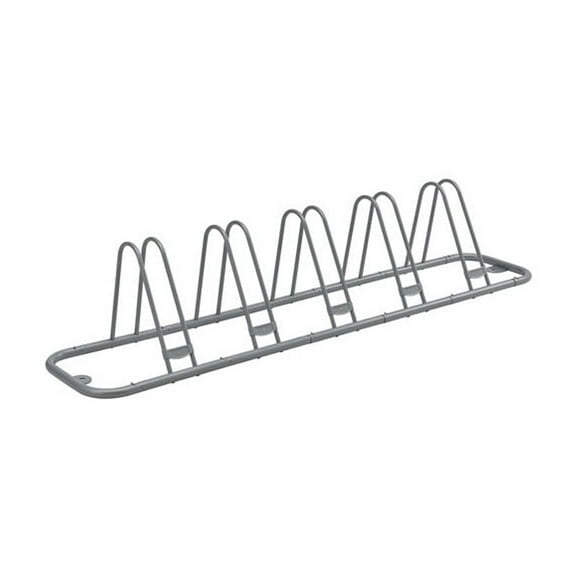Global Industrial Single-Sided Adjustable Bicycle Parking Rack 5-Bike Capacity