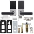 thumbnail image 1 of Cerradura con contraseña para puerta de entrada, cerraduras con huella dactilar para casa, Villa, apartamento, oficina, tienda, 1 of 13