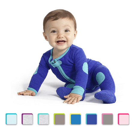 

Toddler Pajamas Sleep N Play Footed Baby Pajamas Dark Blue Unisex 18-24m Baby Deedee