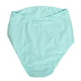 thumbnail image 3 of NBB Women's Adjustable Maternity high cut Cotton underwear Brief (Mint, Small), 3 of 4