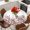 White Reddish Brown, variant on Eucalyptus Leaves Round Tablecloth, Fitted Table Cover with Elastic for 45"-54" Round Tables, Spring Plants Country Yellow Table Cloth Outdoor Indoor Dinning Party Waterproof Tablecloths