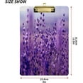 thumbnail image 3 of FMSHPON Beautiful Lavender Flower Clipboard Hardboard Wood Nursing Clip Board and Pull for Standard A4 Letter 13x9 inches, 3 of 8