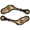 Brown Red, variant on Horse Western Filigree Floral Tooled Tan Leather Cowhide Inlay Spur Straps 74FK42 74FK42