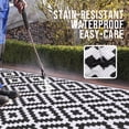 thumbnail image 2 of OLANLY Outdoor Rug Waterproof Reversible 5x8 ft, Durable Plastic Straw Patio Camping Carpet, Large Foldable RV Mat for Backyard, Deck, Picn, 2 of 9