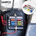 thumbnail image 2 of Mini Auto Blade Car Fuses Box Assortment Van Bike Fuse Set Electrical Components, 2 of 8