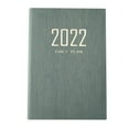 thumbnail image 1 of Cuaderno diario contando grabación portátil 100 hojas anotando 200 páginas año Nuevo mensual Bloc de notas Manual para papelería Verde Sunnimix  Cuaderno 2022, 1 of 8