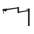 thumbnail image 1 of Solid Brass Deck Mounted Double-Jointed Pot Filler Kitchen Sink Faucet Cold Water Only Tap ,High Water Flow Rate, 1 of 6