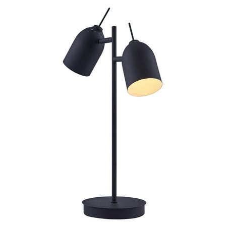 Versanora - Mason Table Lamp With Black Finish Shade