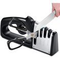 thumbnail image 1 of Afilador de cuchillos y tijeras de cocina 4 en 1, afilador de cuchillos profesional, afilador de cuchillos con borrador antideslizante para cuchillos de acero inoxidable y cerámica Kuyhfg Bienvenido a Kuyhfg, 1 of 5