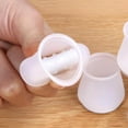 thumbnail image 4 of Silicone Chair Leg Caps Feet Cover Pads Protectors Clear silicone table Round (No felt), 4 of 7