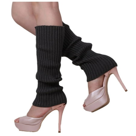 

XIAOFFENN Lady Adult Leg Sets Pile Of Socks Autumn And Winter Keep Warm Sock Knitting Foot Cover Clearance