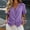 A1_Purple, variant on DLIDG Cotton Linen Tops fort Women Button Down V Neck Short Sleeve Waistcoat Shirts Dressy Casual Tunic Shirts Trendy Gauze Vest Blouse Lightweight Blouse Business Vacation Casual Outfits Black L