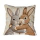thumbnail image 2 of Uuiauoio Cute Animals Decorative Throw Pillow Cover , Animals Family Animals Outdoor Pillow Cases Square Standard Cushion Cover for Sofa Couch Bed Car 17.72x17.72 inch, 2 of 6