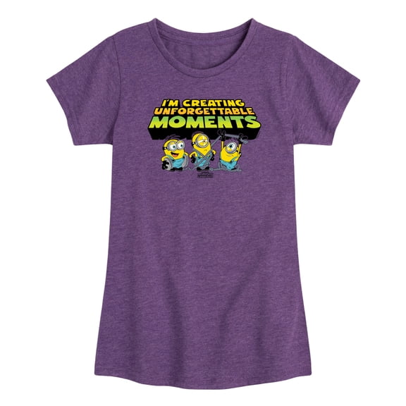 Minions 3 - Creating Moments - Toddler Girls Fitted Short Sleeve T-Shirt
