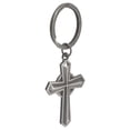 thumbnail image 2 of I Said A Prayer Cross Silver Tone 2 inch Metal Key Chain Ring Accessory, 2 of 3
