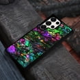 thumbnail image 4 of WIRESTER Shockproof Soft Rubber Cover Case for Samsung Galaxy S25 Ultra 6.8" 2025, Purple Green Galaxy Marble, 4 of 5