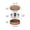 B, variant on Leodye 1PCS Round Wood Ashtray with Cover Fly Ash Proof Stainless Steel Liner Living Room Household Ashtray