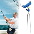 thumbnail image 2 of Grounded Turret Bracket for Fishing Rods and Sea Rods – Universal Ground Inserted Turret Bracket for Fishing Gear and Rod Support, 2 of 5
