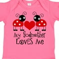 thumbnail image 4 of Inktastic My Godmother Loves Me Boys or Girls Baby Bodysuit, 4 of 5