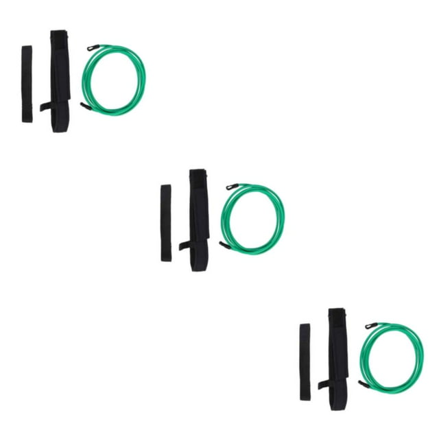 Baohd Ceinture d'Entraînement de Natation Réglable et Confortable Pas Plus Dure Vert-4 Mètres 3Ensemble