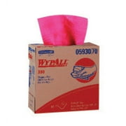 Kimberly-Clark Professional* WYPALL* X80 9.100'' X 16.800'' Red HYDROKNIT* Wiper (80 Per Pop-Up Box, 5 Box Per Case)