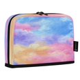 thumbnail image 2 of Standing Pencil Case with Base Large Capacity Stationery Pouch Pen Bag with Zipper for Women Men Tie-dye Clouds Pattern, 2 of 7
