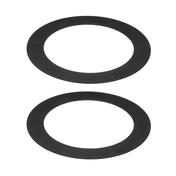 Goof Rings for 4 Inch Recessed Can Lighting, 2 Pcs Metal Goof Trim Rings, Outer Diameter 6.77-inch Inner Diameter 4.25-inch, Matte Finish Black