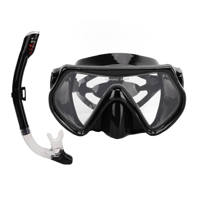 Juego de snorkel ajustable YUNYI BRAND equipo de snorkel para adultos negro Deportes