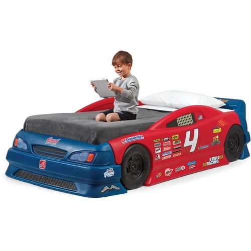 Step2 Stock Car Convertible Toddler to Twin Bed, and - Walmart.com