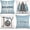 Blue, variant on Christmas Pillow Covers 18x18 Set of 4 for Xmas Decorations Christmas Tree Joy Snow Merry Christmas Throw Pillow Cases Winter Holiday Farmhouse Decor for Home