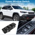 thumbnail image 2 of Interruptor de ventana eléctrica delantero izquierdo único para Jeep Cherokee 2015-2023 No.68231805AA, 2 of 7