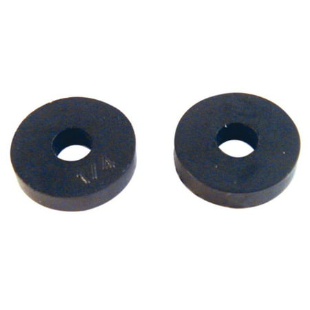 

10PC Danco 1/4 in. D Rubber Faucet Washer Flat 10 pk