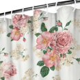 thumbnail image 4 of Waterproof Pioneer Shower Curtain 72x84 Inch Polyester Unique Cute Floral Shower Curtain for Bathroom Hotel Home Decor with 12 Plastic Hooks, 4 of 5