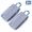grey-2 pack, variant on Travel Packing Organizer Bag – Memory Fabric Storage Pouch, 10.63 x 3.94 in Lightweight Multi-Compartment Travel Bag for Underwear, Socks, Cosmetics, and Accessories
