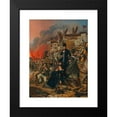 thumbnail image 2 of Anonymous 12x14 Black Modern Framed Museum Art Print Titled - Defense of a Linientor by National Guard, Academic Legion and Mobile Guard (1848), 2 of 5